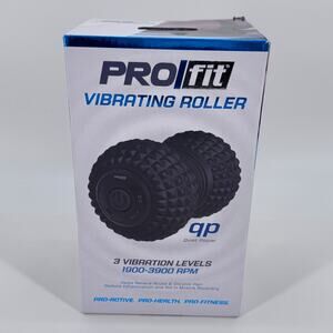 PRO-fit Vibrating Roller Massage Ball, 3 Speeds, Rechargeable, Roller Peanut